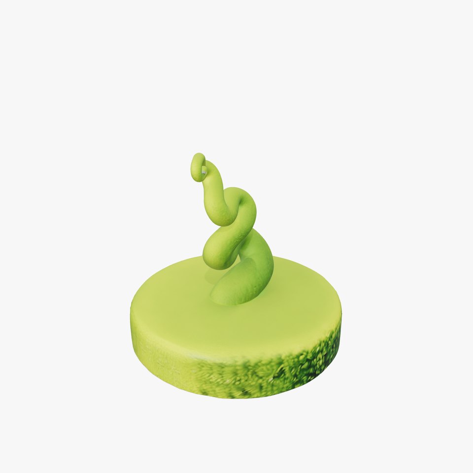 Curly Moss Art model pack